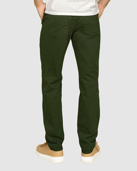 Pantalón carpintero para hombre#color_a91-verde-militar