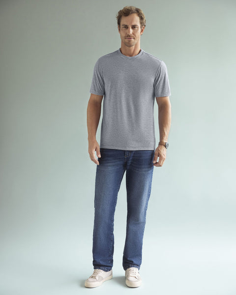 Paquete x2 camisetas manga corta básicas#color_s03-azul-gris