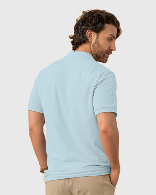 Camiseta polo manga corta con botones funcionales#color_022-azul-claro