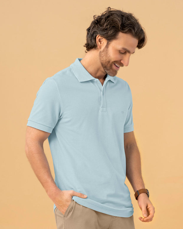 Camiseta tipo polo manga corta masculina