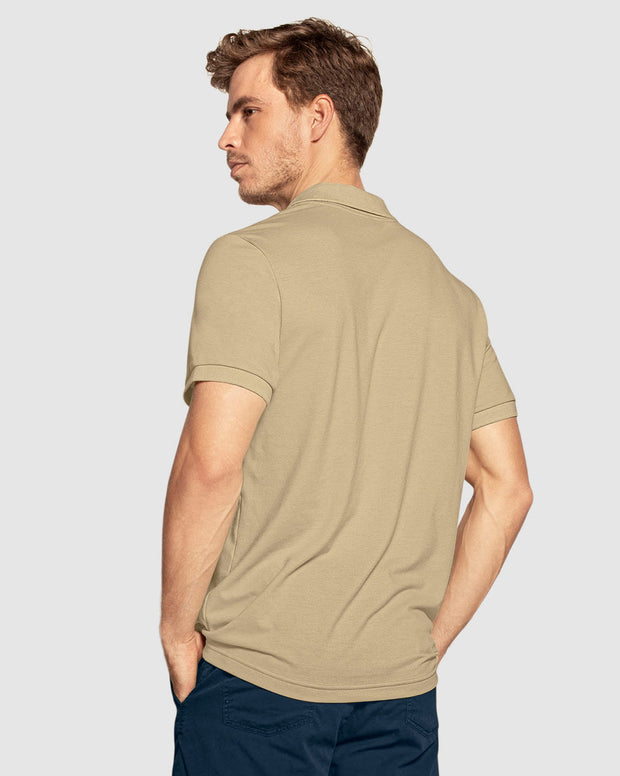 Camiseta tipo polo manga corta masculina