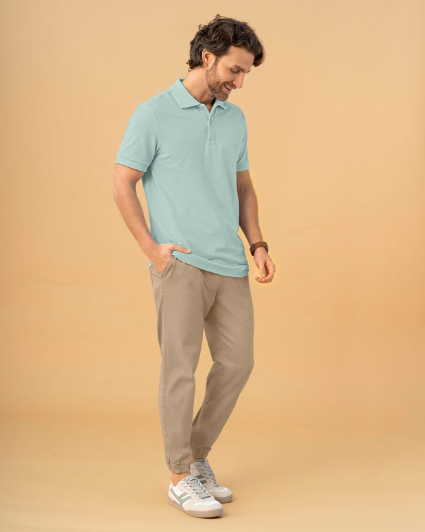 Camiseta tipo polo manga corta masculina
