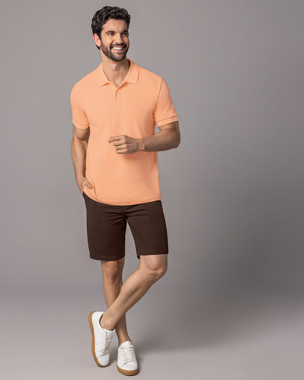 Camiseta tipo polo manga corta masculina