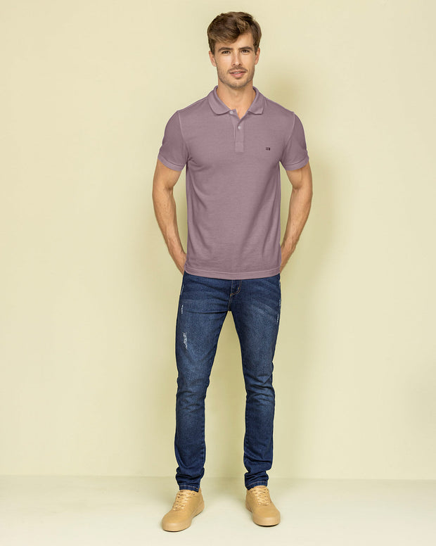 Camiseta tipo polo manga corta masculina