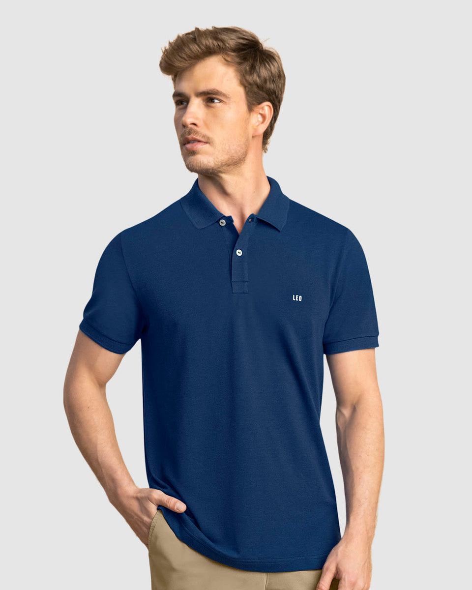 Camiseta tipo polo manga corta masculina