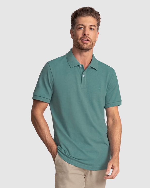 Camiseta tipo polo manga corta masculina