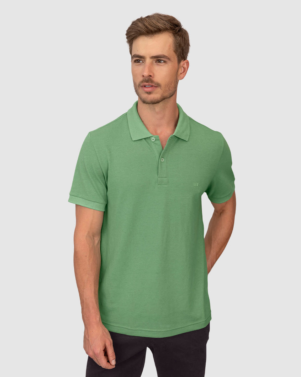 Camiseta tipo polo manga corta masculina