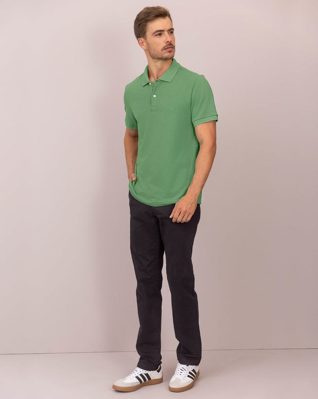 Camiseta tipo polo manga corta masculina