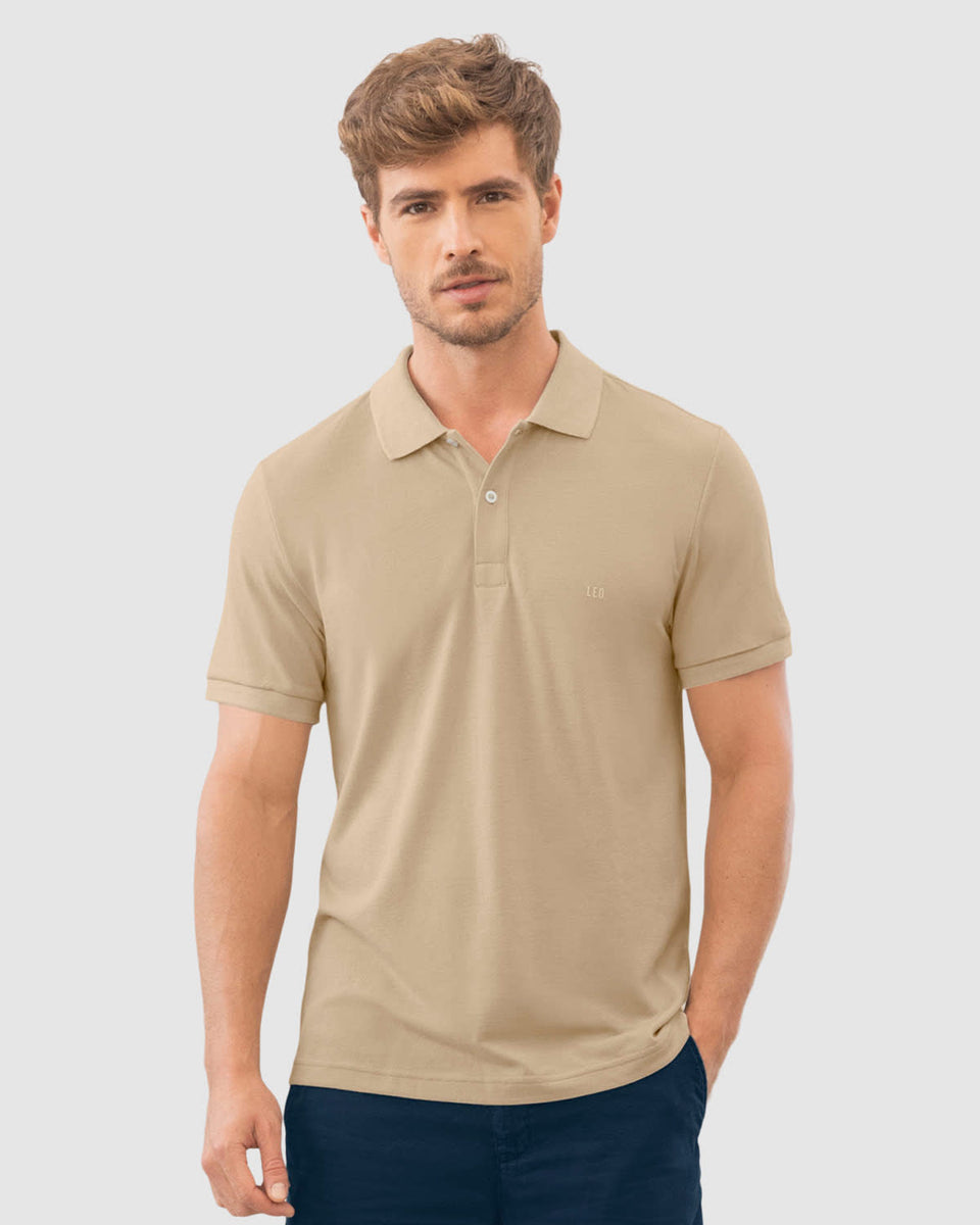Camiseta tipo polo manga corta masculina