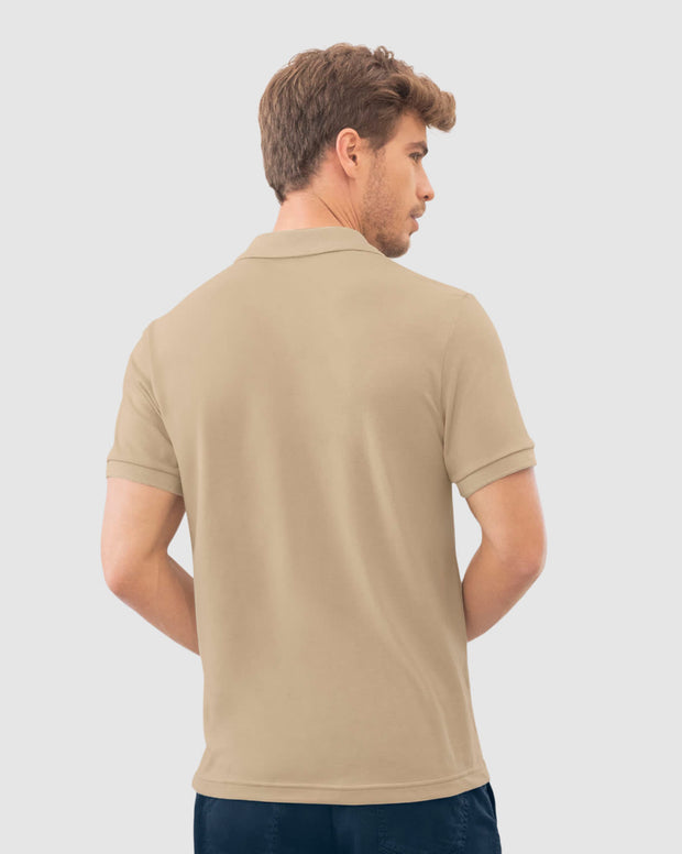 Camiseta tipo polo manga corta masculina