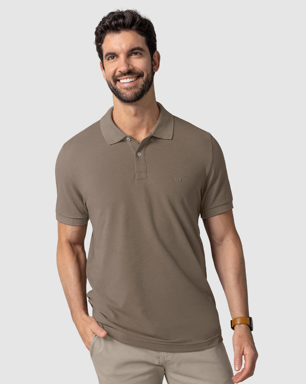 Camiseta tipo polo manga corta masculina