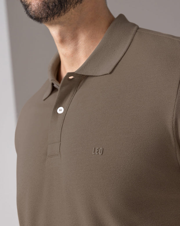 Camiseta tipo polo manga corta masculina