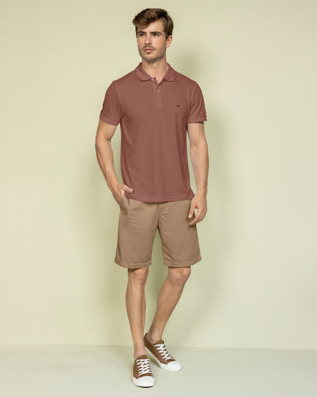 Camiseta tipo polo manga corta masculina