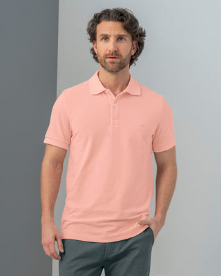 Camiseta tipo polo manga corta masculina#color_c30-rosado