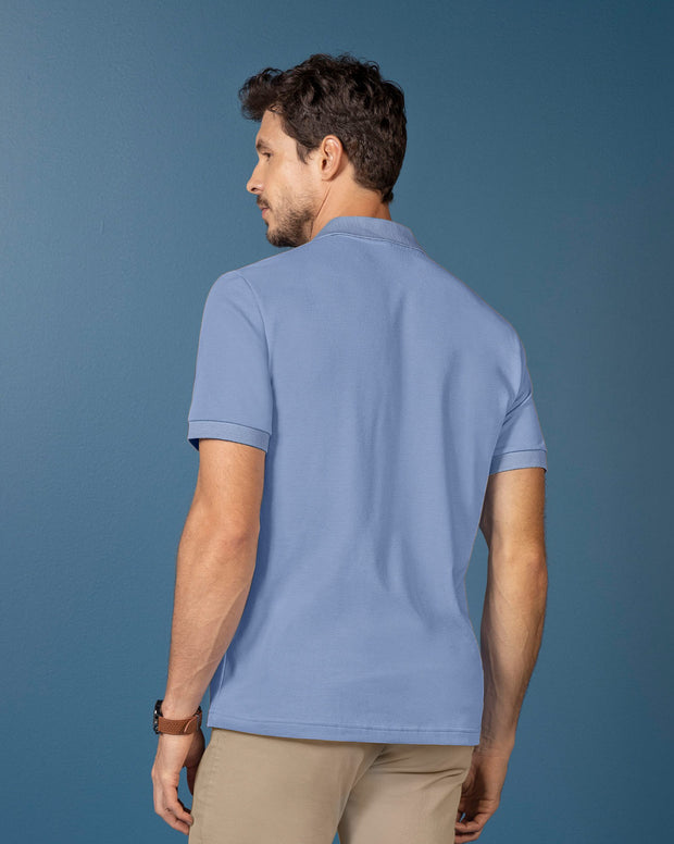 Camiseta tipo polo manga corta masculina