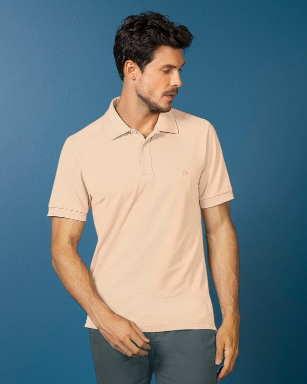 Camiseta tipo polo manga corta masculina