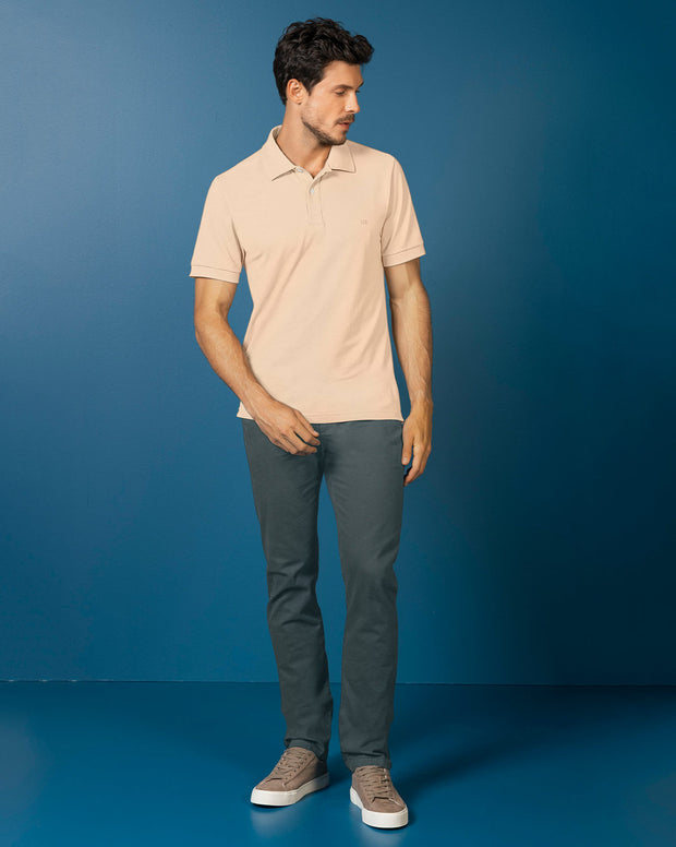 Camiseta tipo polo manga corta masculina