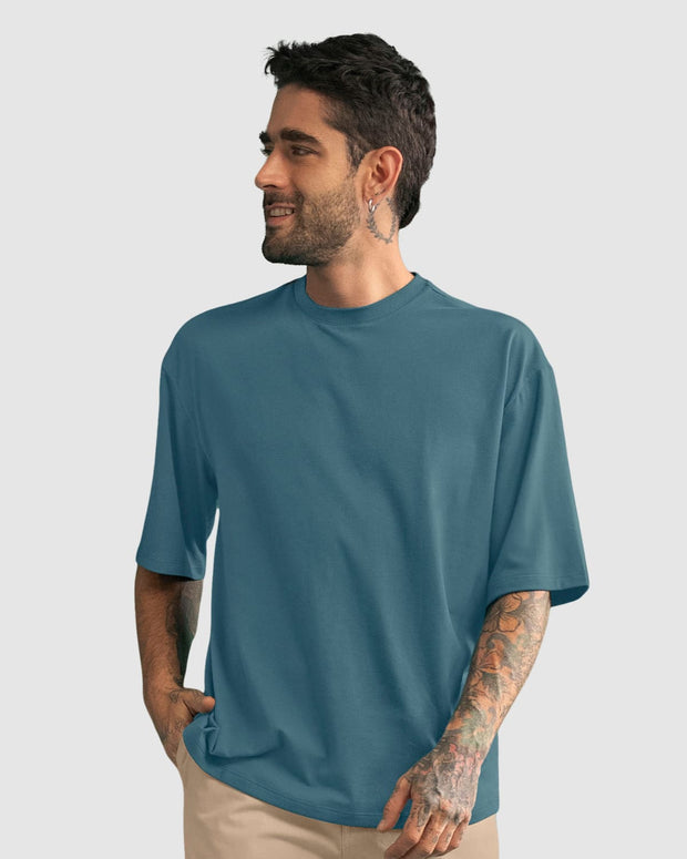 Paquete x Camisetas básicas de silueta amplia