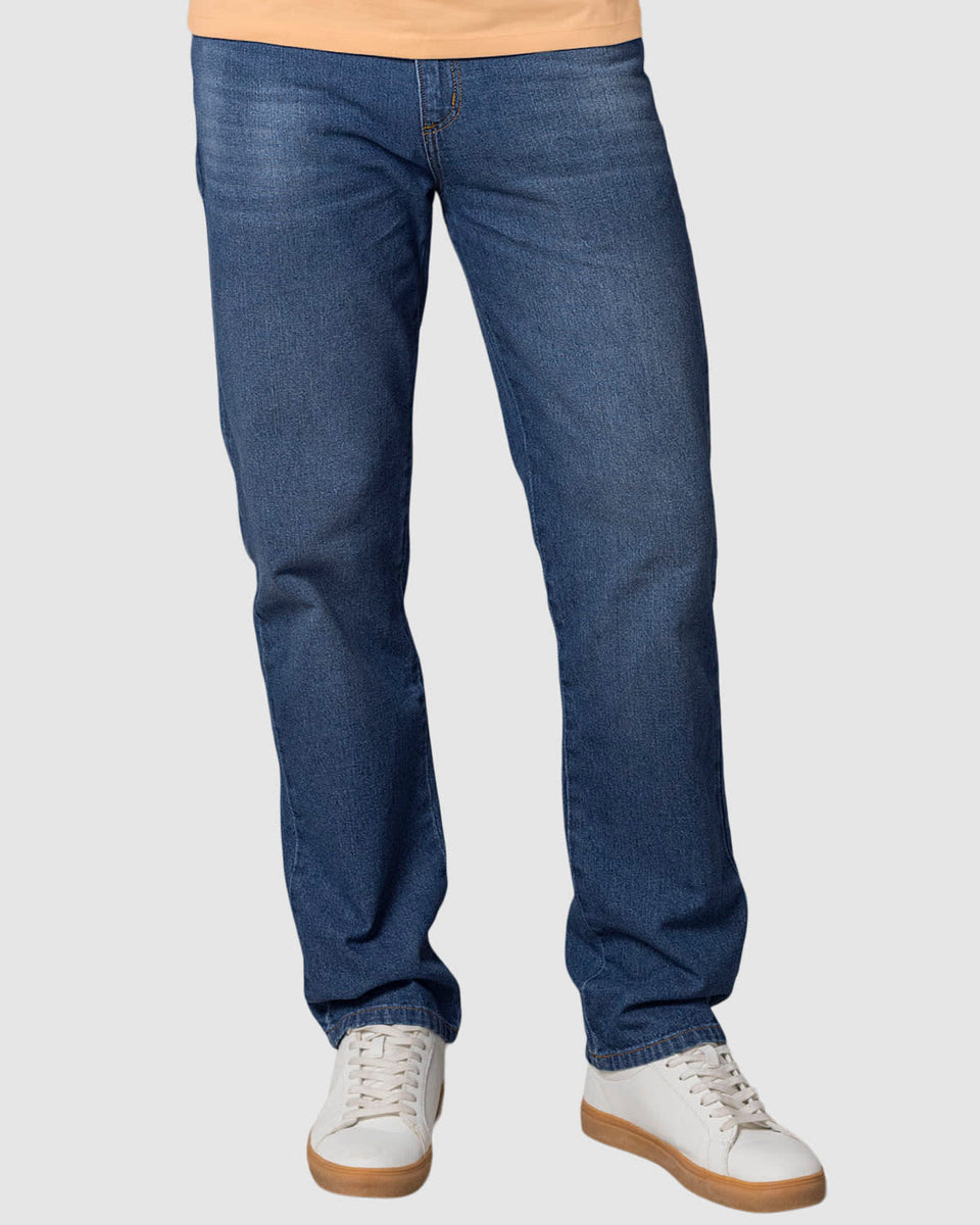Jean bota recta para hombre