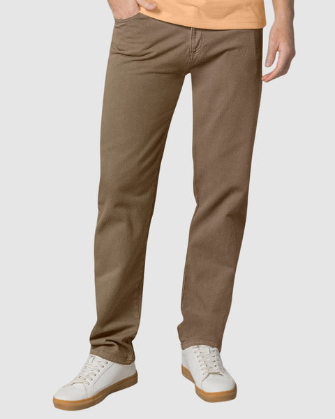 Jean bota recta para hombre#color_801-cafe-claro