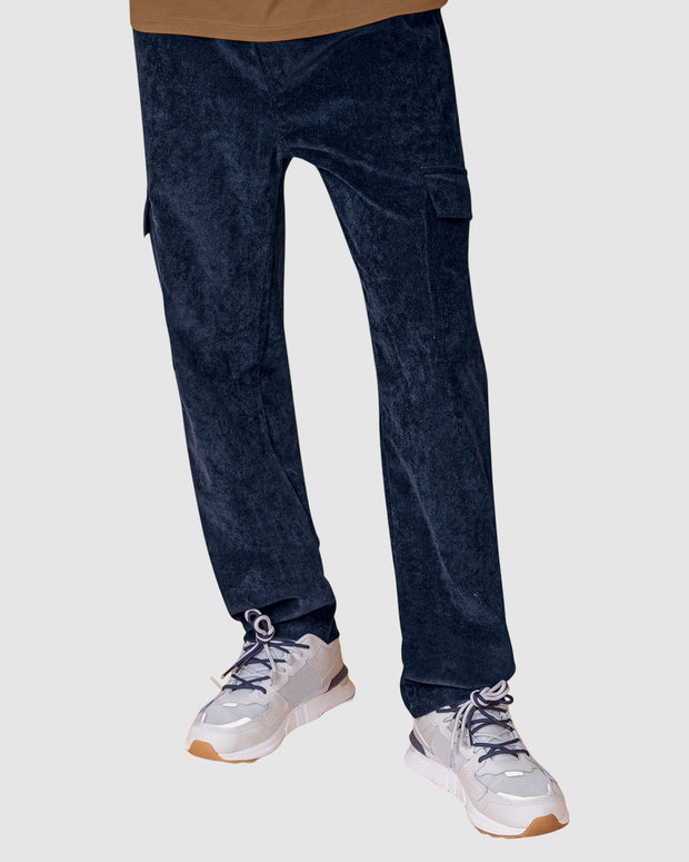 Pantalón bota recta en corduroy