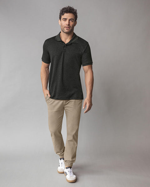 Camiseta tipo polo en tela extrasuave#color_700-negro