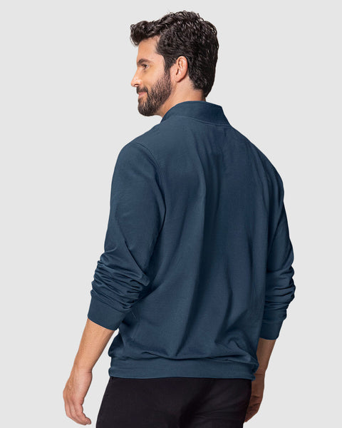 Buzo cuello alto con cierre#color_517-azules