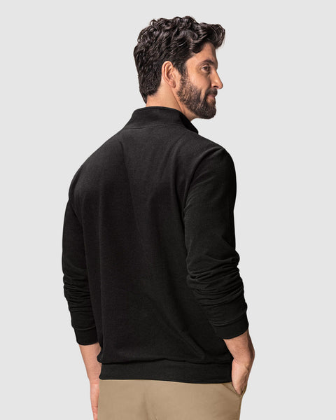 Buzo cuello alto con cierre#color_700-negro
