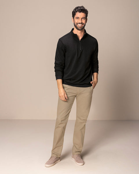 Buzo cuello alto con cierre#color_700-negro