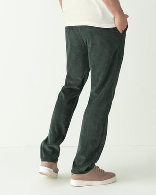 Pantalón masculino bota recta en corduroy#color_a91-verde