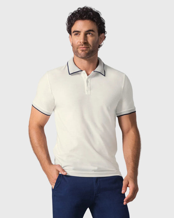 Camiseta tipo polo en tela piqué#color_018-marfil