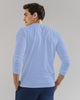 Camiseta manga larga ajustada de pijama#color_408-azul-claro