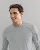 Camiseta manga larga ajustada de pijama#color_711-gris-jaspe