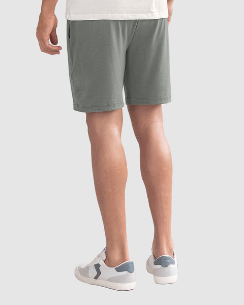 Bermuda con elástico en cintura para hombre#color_711-gris