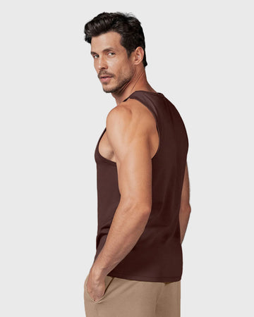 Camiseta manga sisa de hombre#color_c24-cafe-medio