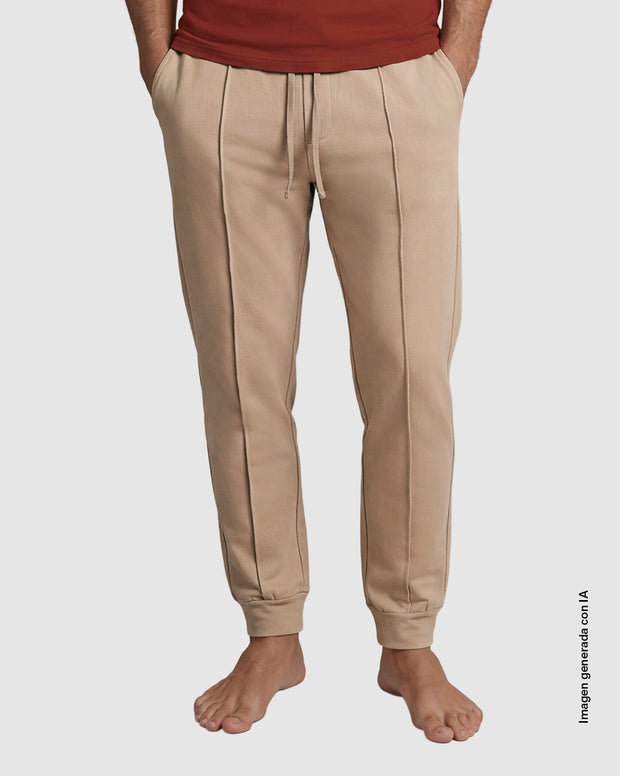 Pantalón jogger exterior con cordón ajustable