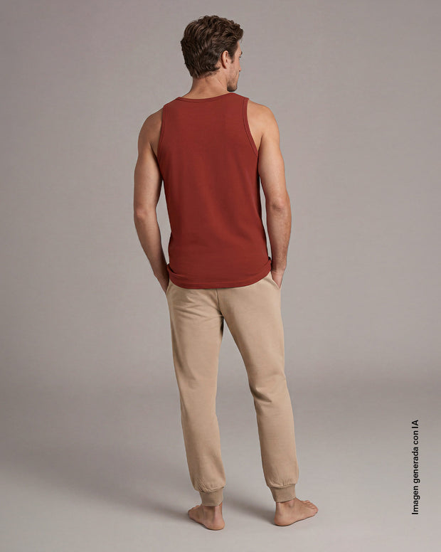 Pantalón jogger exterior con cordón ajustable