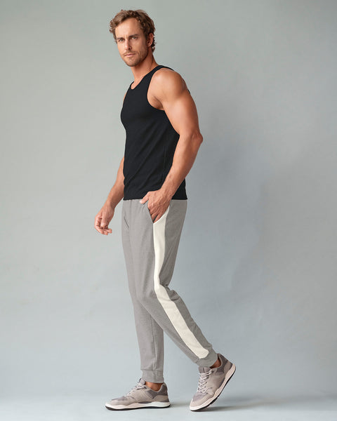 Paquete x 2 Camiseta + Camisilla para hombre#color_097-blanco-negro