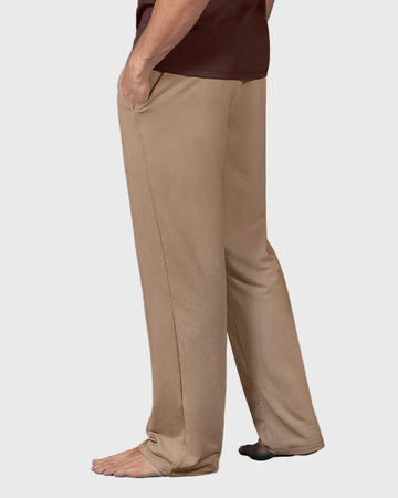Pantalón bota recta de silueta amplia#color_c54-arena