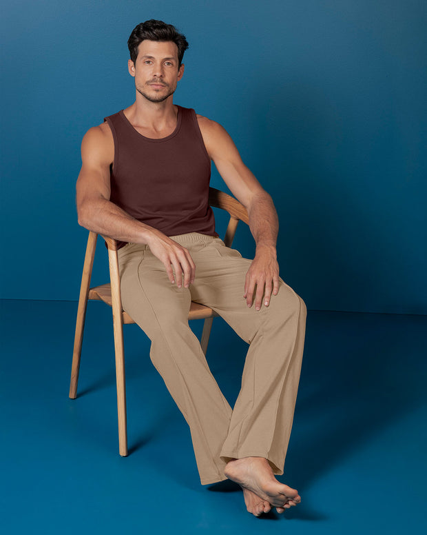 Pantalón bota recta de silueta amplia