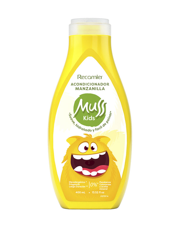 Acondicionador MUSS kids manzanilla