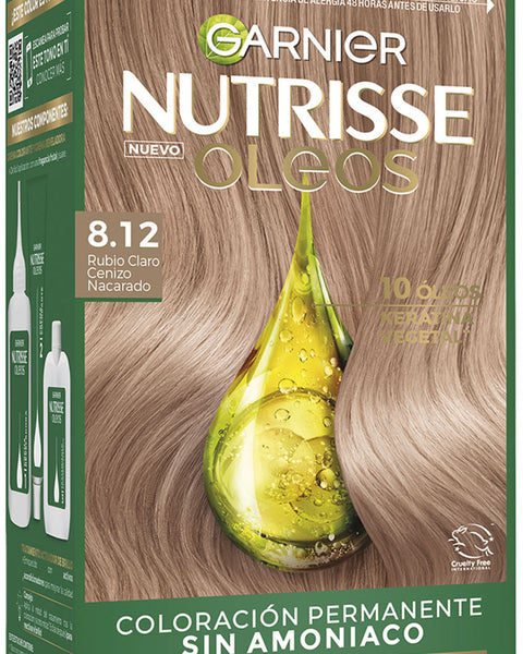 Tintura Nutrisse Oleos#color_105-8-12-rubio-cenizo-nacarado-claro