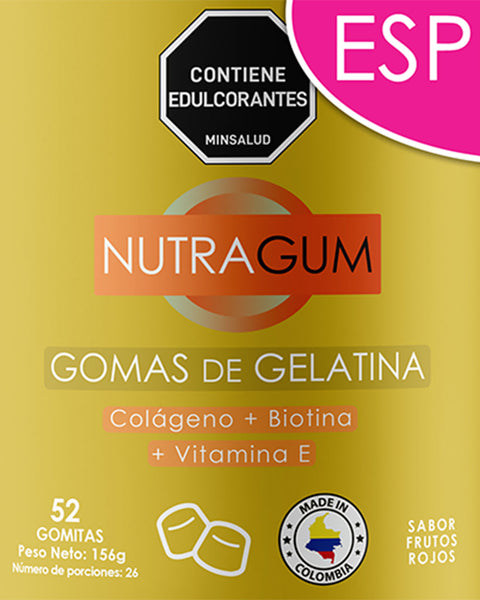 Pack x 2 Nutragum Gomas de Colágeno, Biotina y Vitamina E#color_100-colageno