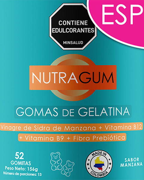 Pack x 2 Nutragum Gomas de Vinagre de Manzana#color_100-vinagre-de-manzana