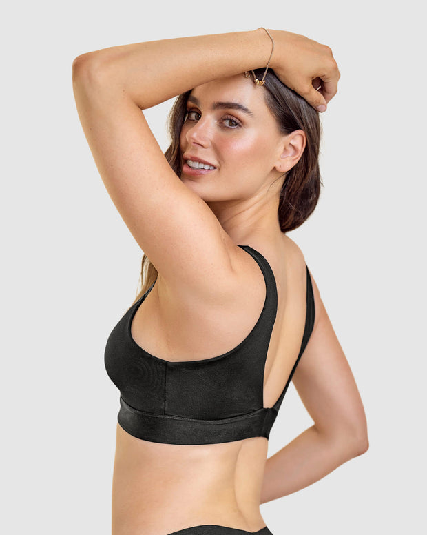 Top ligero escote en v