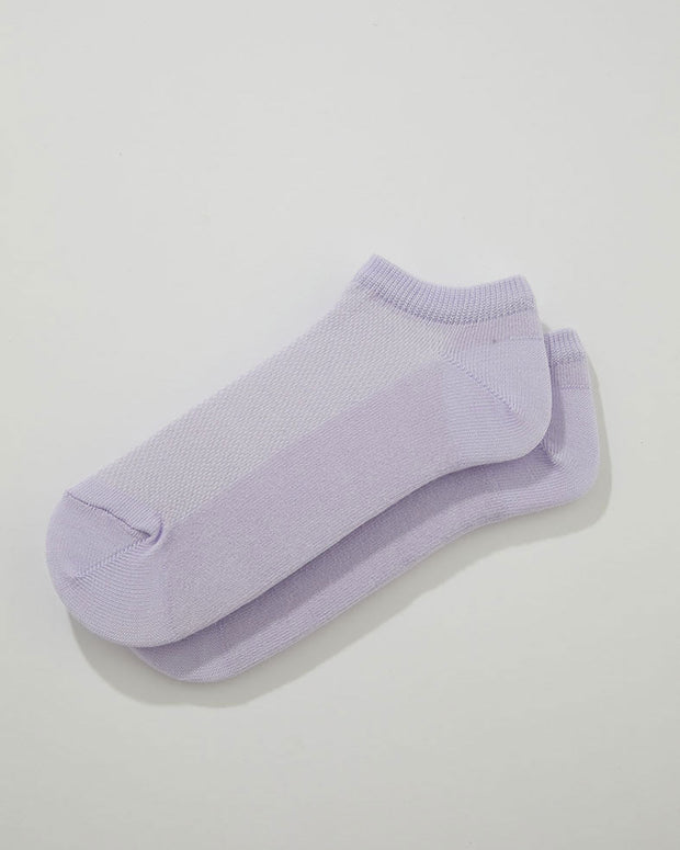 Calcetines tobilleros x 2 bloques de colores#color_s08-surtido-lila-marfil