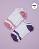 Calcetines tobillero deportivos x 2 femenino pointt#color_s03-surtido-blanco
