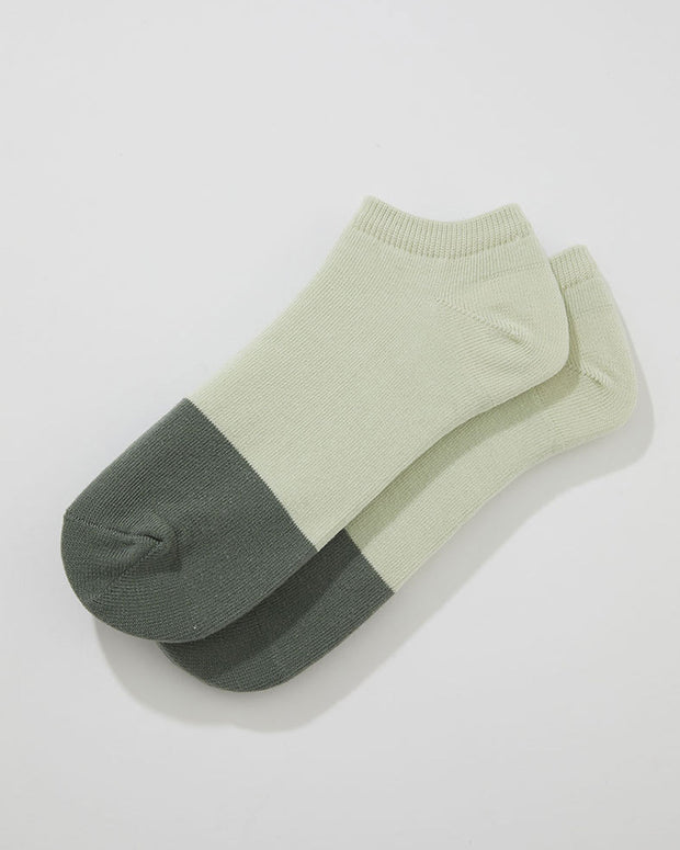 Calcetines tobillero deportivos x 2 femenino Pointt#color_s08-surtido-verde-marfil