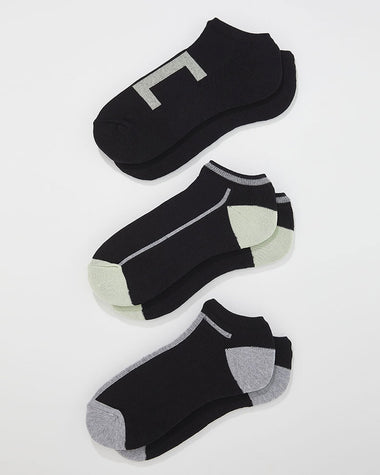 Pack x 3 Calcetines Tobilleros Deportivos Masculino Pointt#color_s16-surtido-negro