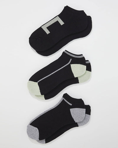 Pack x 3 Calcetines Tobilleros Deportivos Masculino Pointt#color_s16-surtido-negro